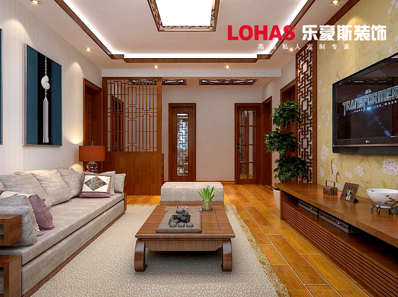 電業(yè)宿舍92平兩室兩廳簡中風(fēng)格裝修效果圖