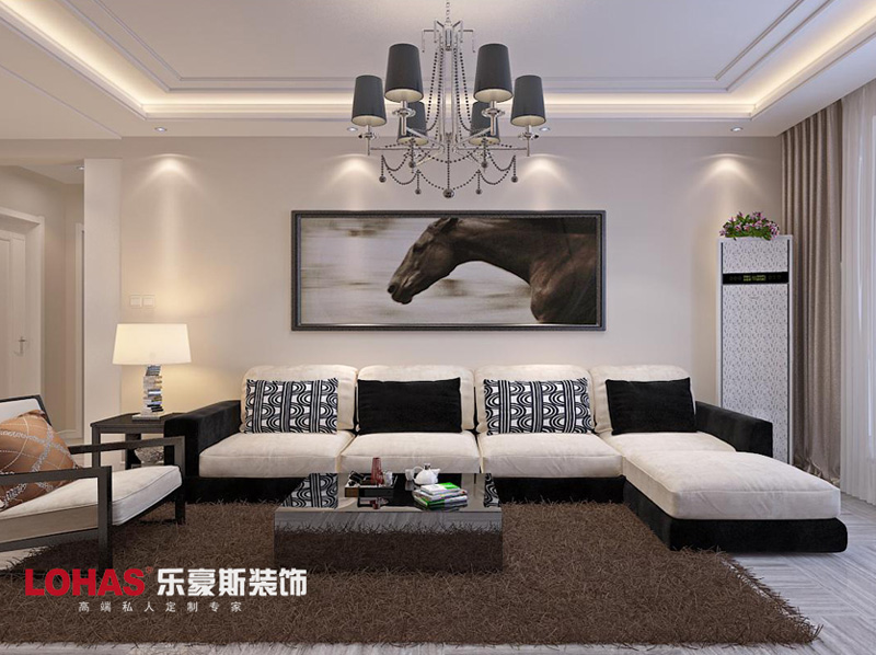 翠瑅春曉162平四室兩廳簡約時尚裝修效果圖