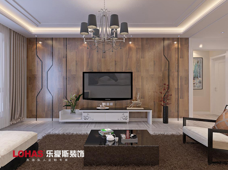 翠瑅春曉162平四室兩廳簡約時尚裝修效果圖