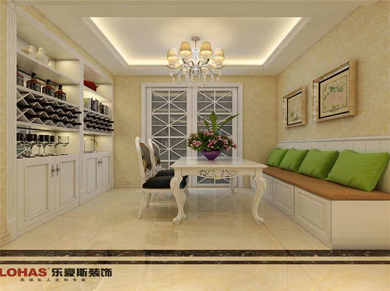 瀚唐137平簡歐裝修效果圖