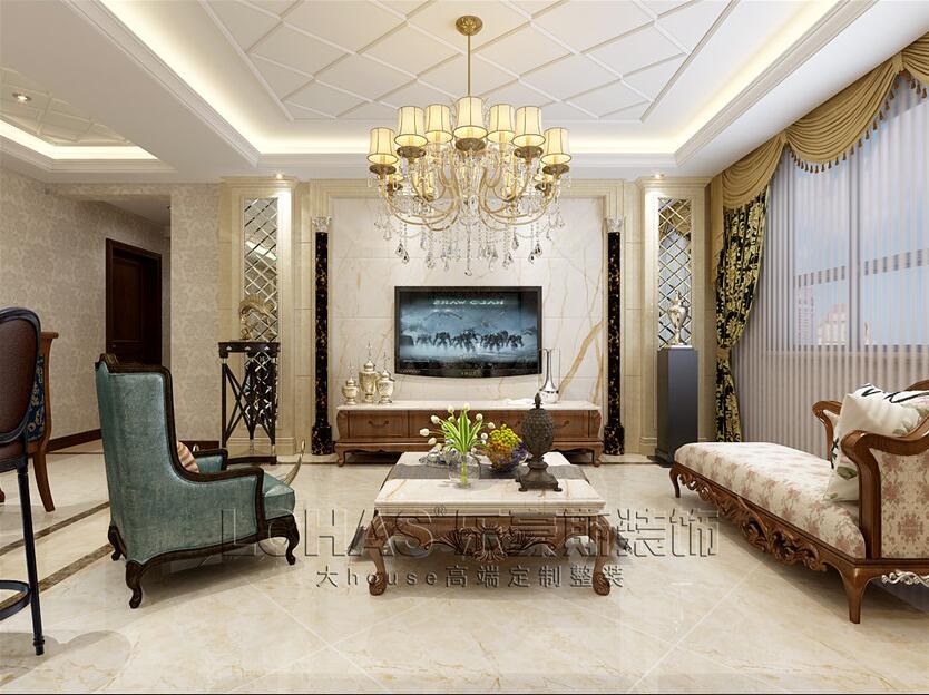 遠(yuǎn)景時(shí)代125平簡歐風(fēng)格