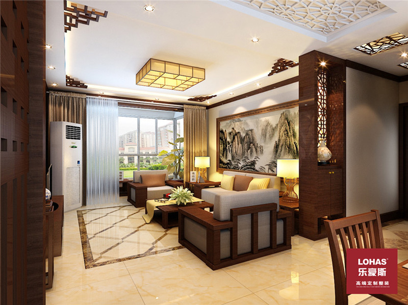 盛邦大都會(huì)/139平/新中式