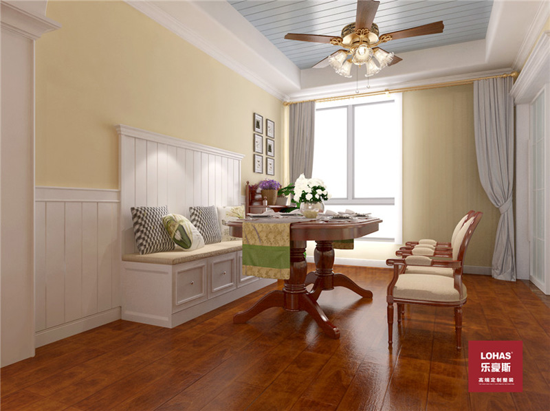 新源燕府186平美式田園風格 新源燕府186平美式田園風格