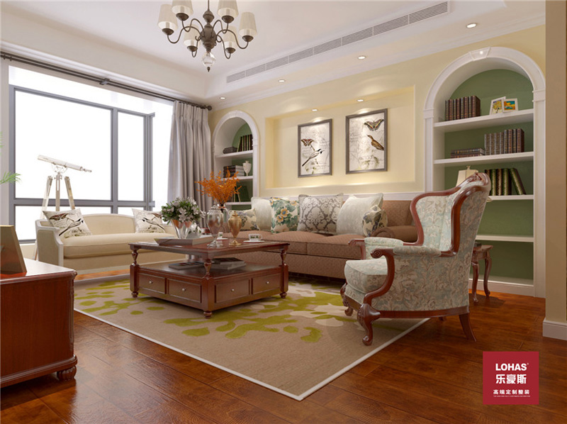 新源燕府186平美式田園風格 新源燕府186平美式田園風格