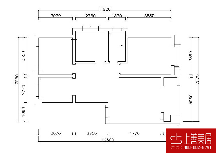 邢臺金都華府100平三室一廳現(xiàn)代簡約風(fēng)格裝修效果圖