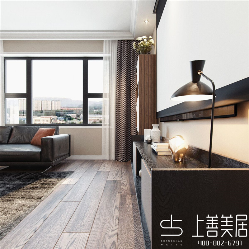 皓順壹號院120平現(xiàn)代簡約