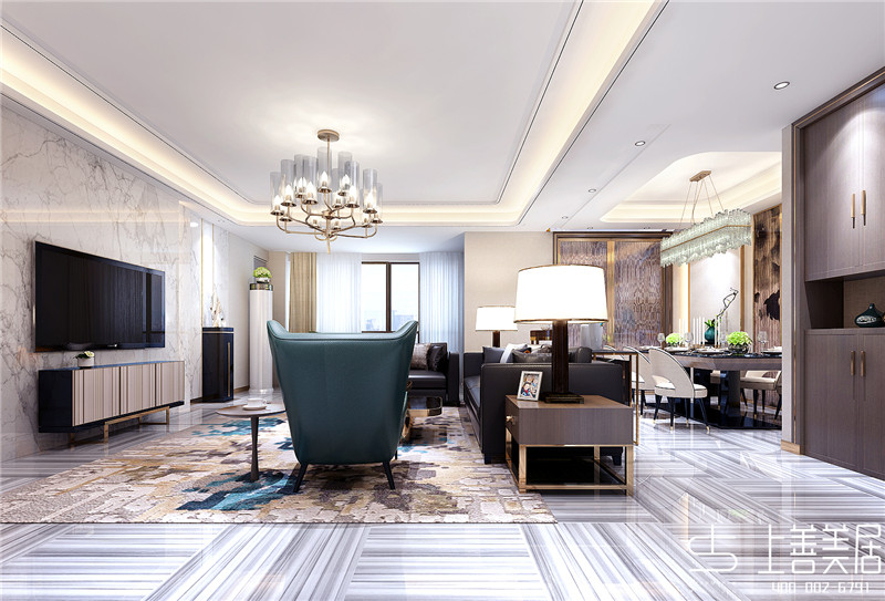 天山熙湖二期/170平/現(xiàn)代混搭