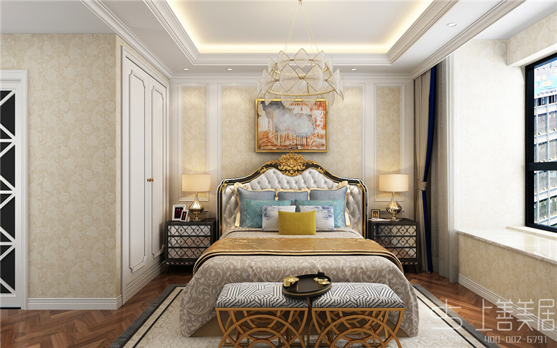 定州爵士山200平五室三廳歐式古典風(fēng)格裝修效果圖