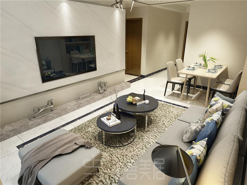 榮盛城87平現(xiàn)代簡約