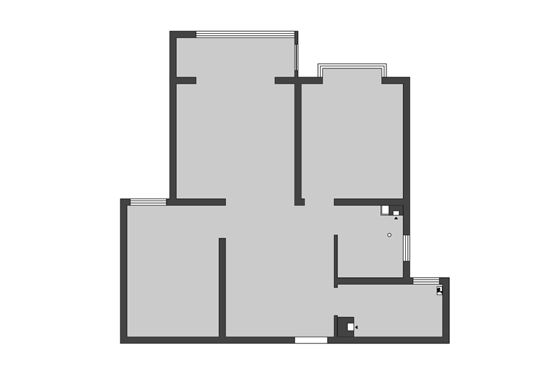 榮盛城87平現(xiàn)代簡約