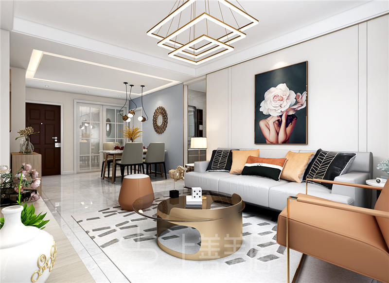 榮盛城100平現(xiàn)代簡約