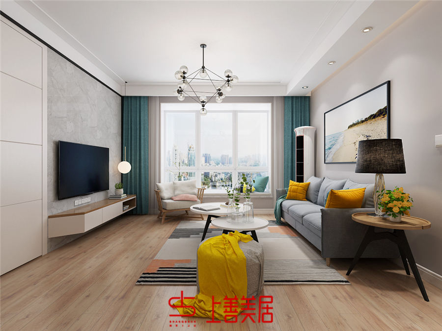 9.裝修后客廳