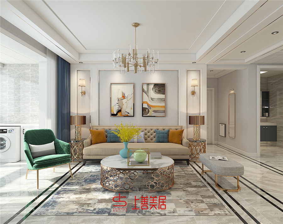 弘達(dá)明尚/110㎡/美式輕奢