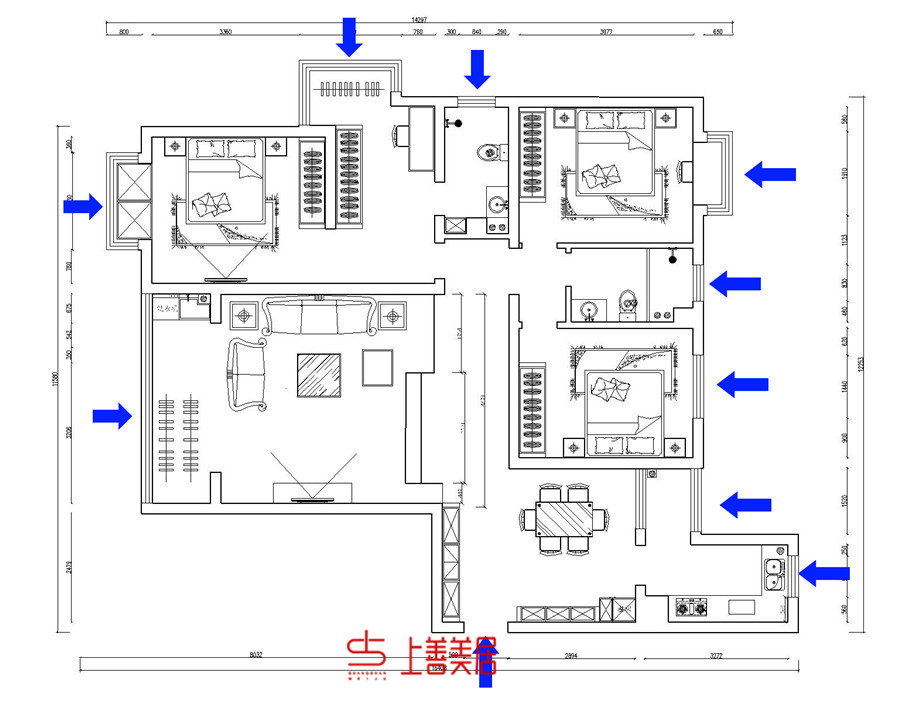 碧溪尊苑/ 150㎡/現(xiàn)代簡(jiǎn)約