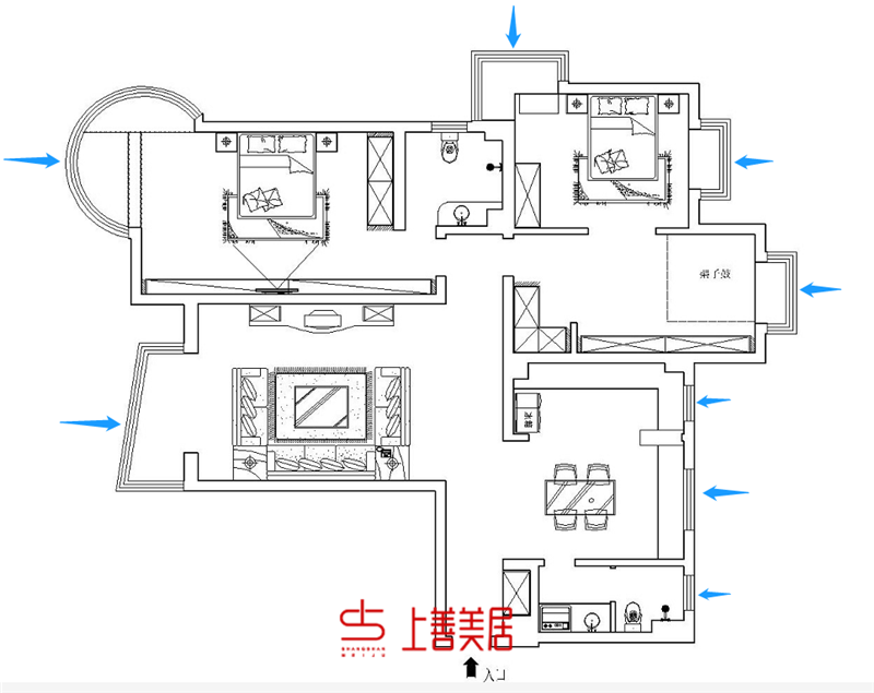 冀興尊園/150㎡/后現(xiàn)代