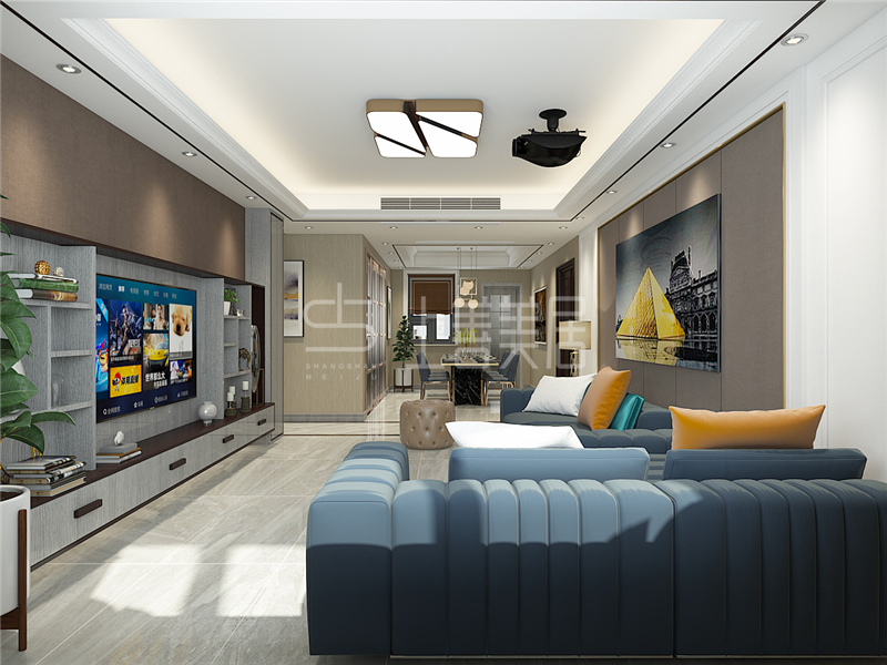 榮盛華府160平現(xiàn)代風格