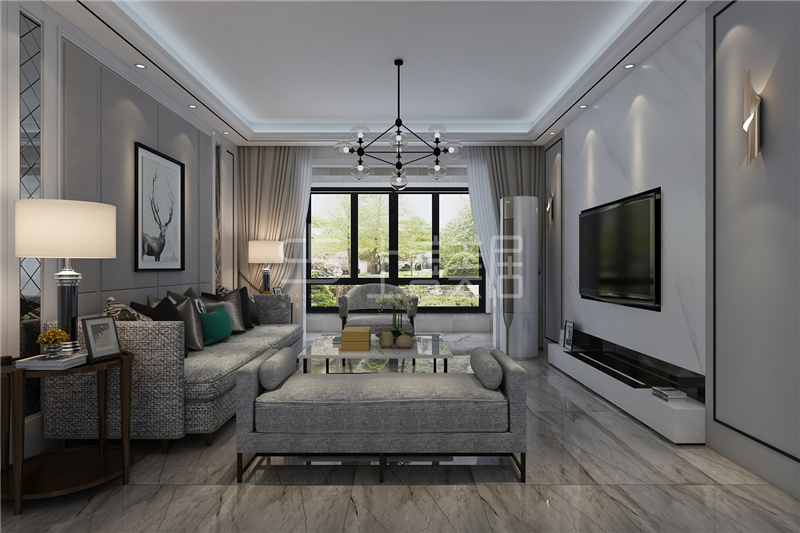 天河悅城/138平/現(xiàn)代風格