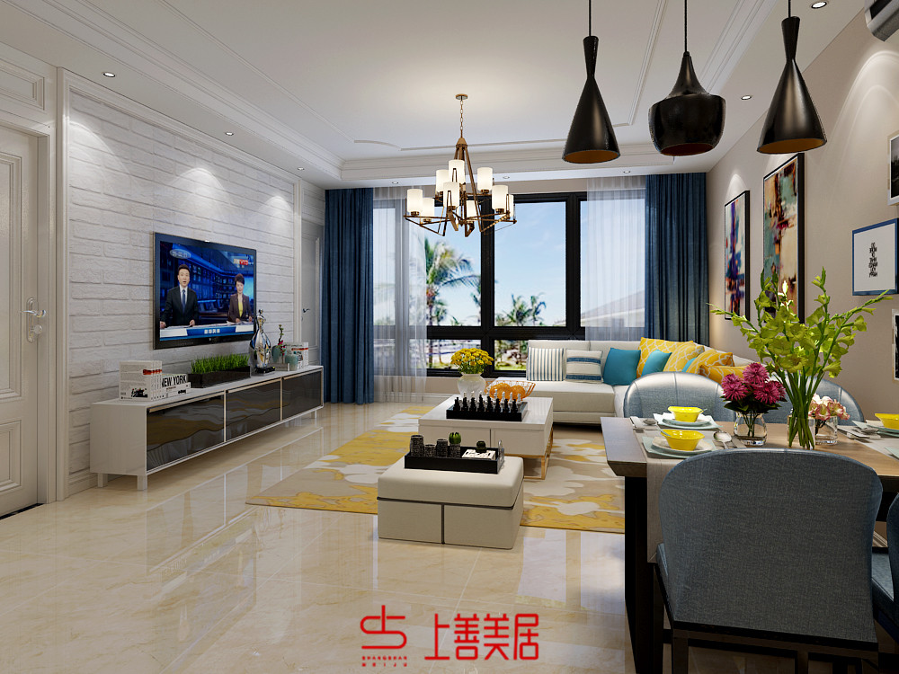 聯(lián)邦名都90平米現(xiàn)代簡(jiǎn)約風(fēng)格