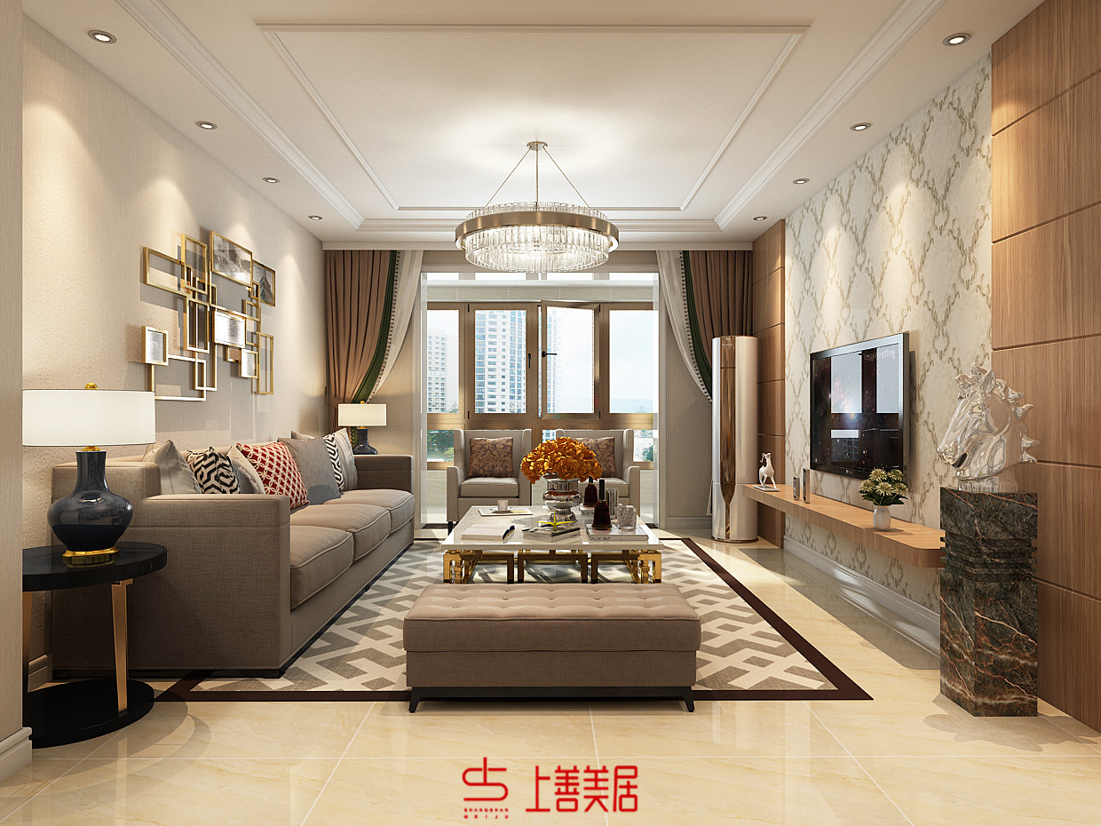 金城嘉園140平現(xiàn)代簡約