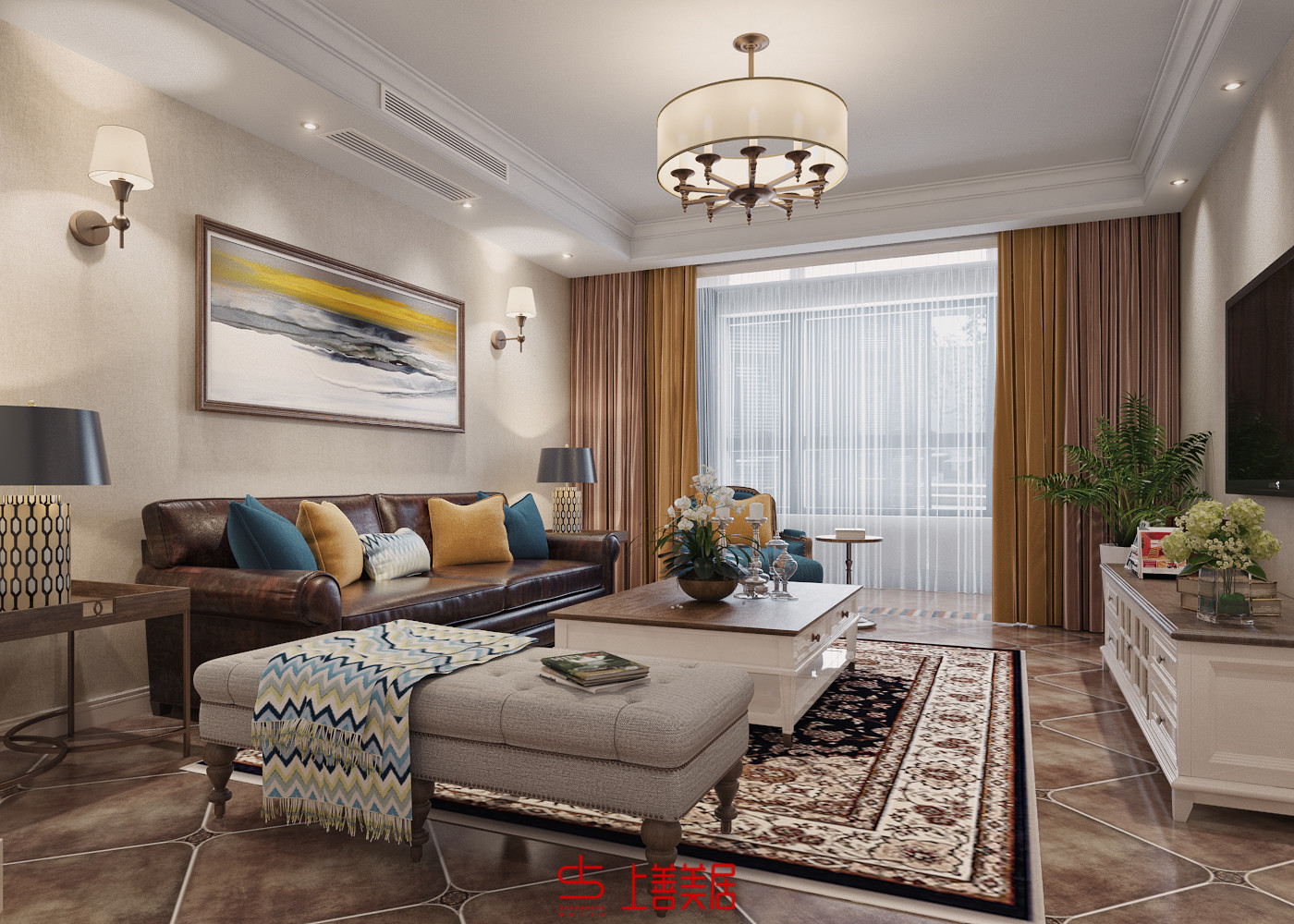 瀚唐139平美式簡(jiǎn)約