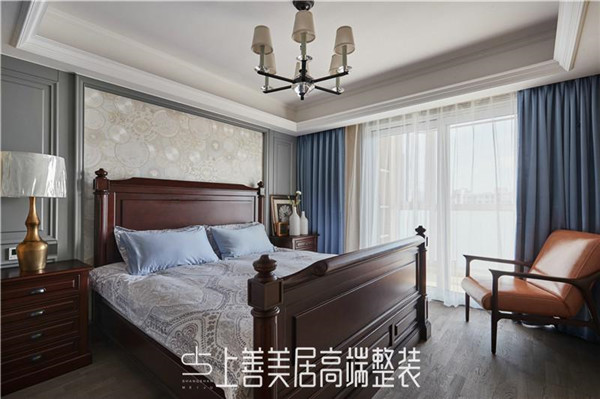 正定自建別墅326平美式裝修效果圖