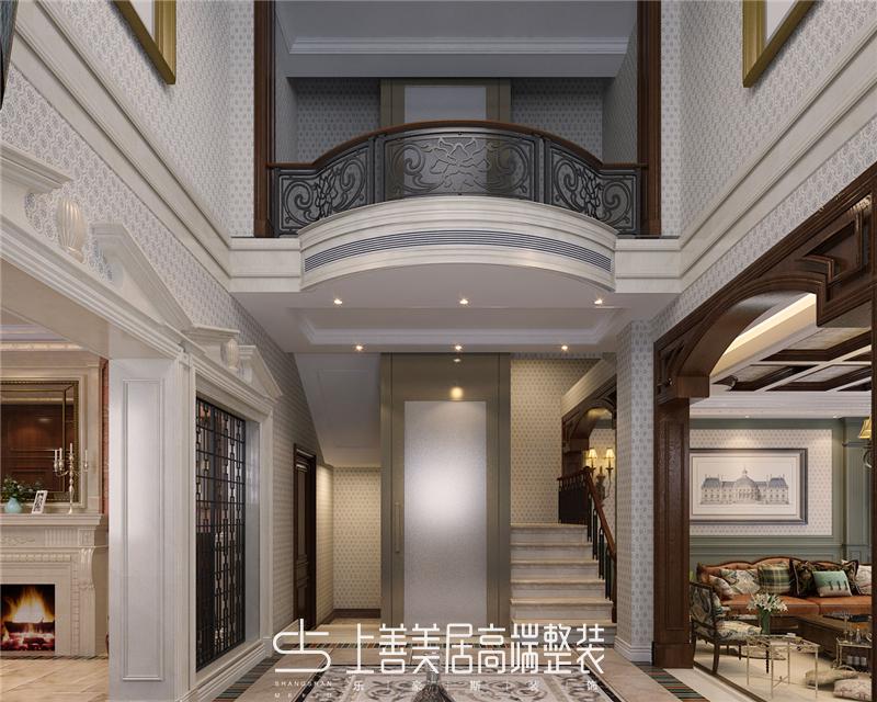 原河名墅600平米美式裝修效果圖