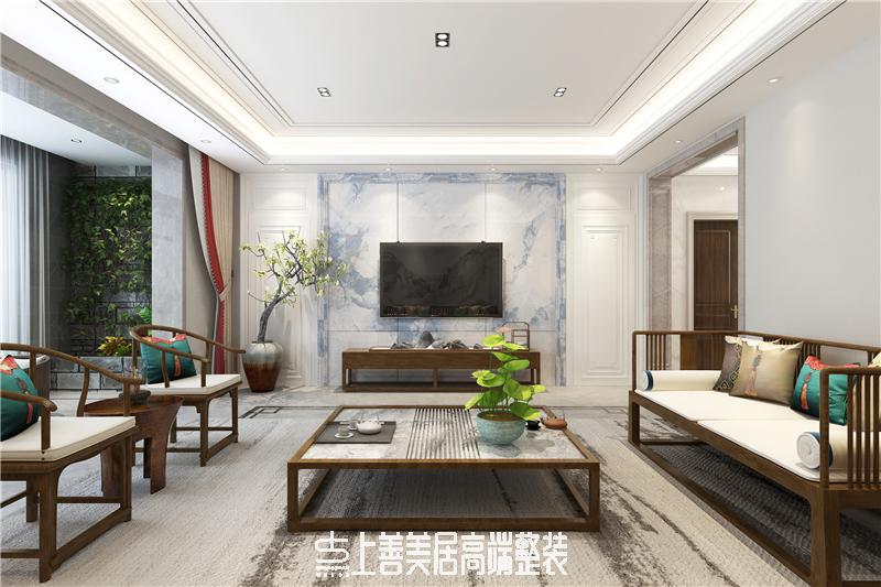 榮盛華府中式裝修