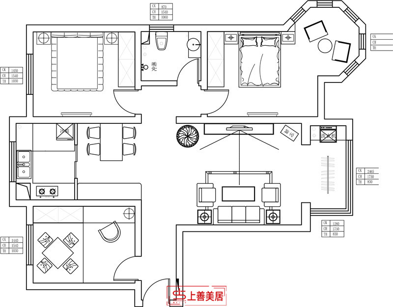 維多利亞三期/122㎡/新中式