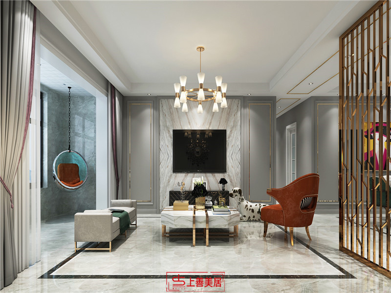 保利東郡/137㎡/美式輕奢