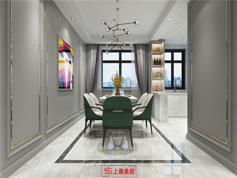 保利東郡/137㎡/美式輕奢