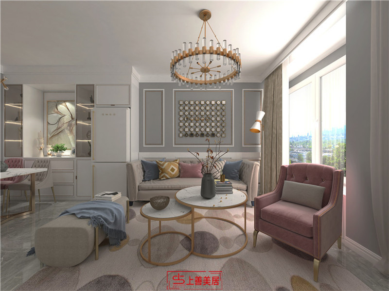 幸福城/88㎡/現(xiàn)代輕奢