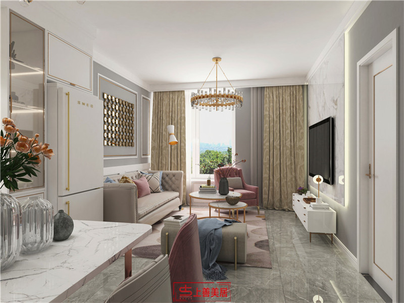 幸福城/88㎡/現(xiàn)代輕奢