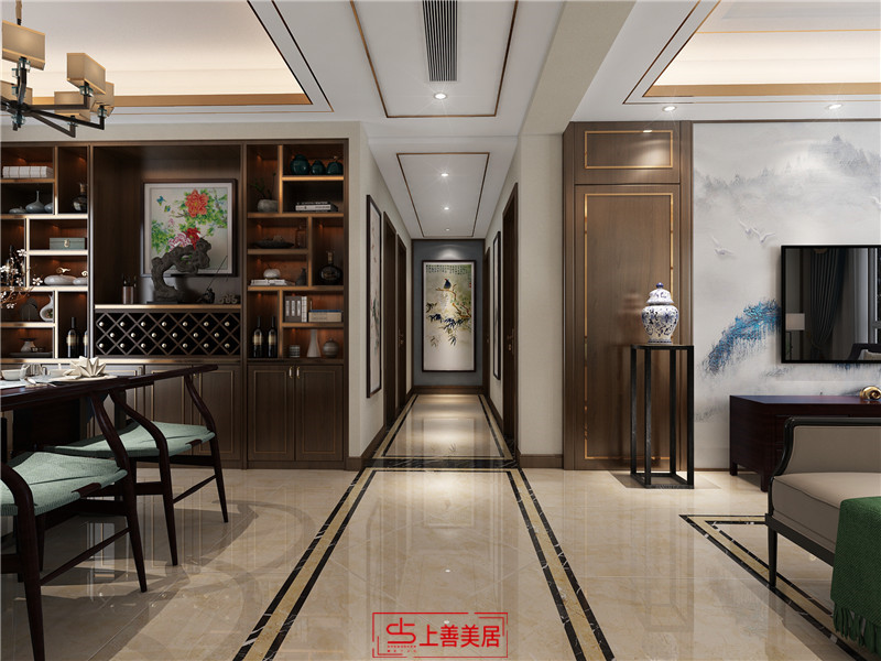 國(guó)赫天著/135㎡/新中式