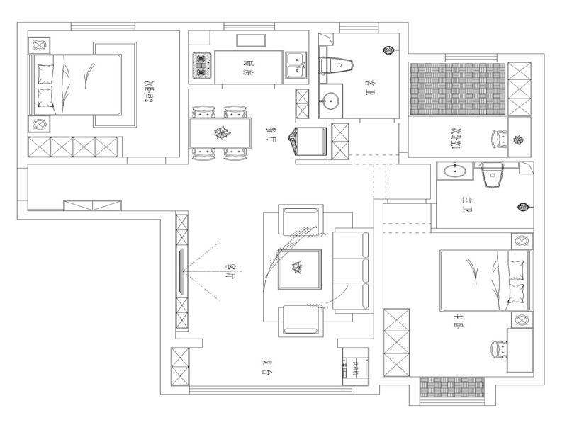 弘石灣/133㎡/中式
