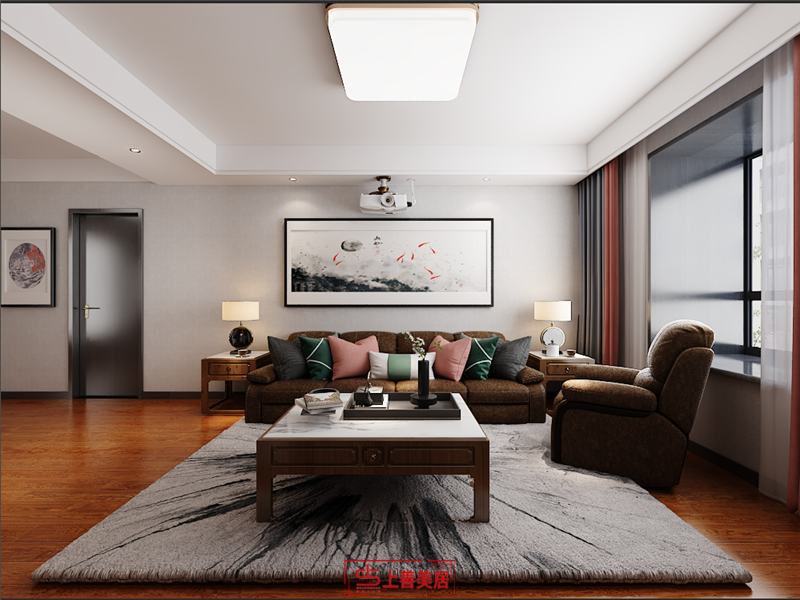 盛世天驕/109㎡/新中式風(fēng)格