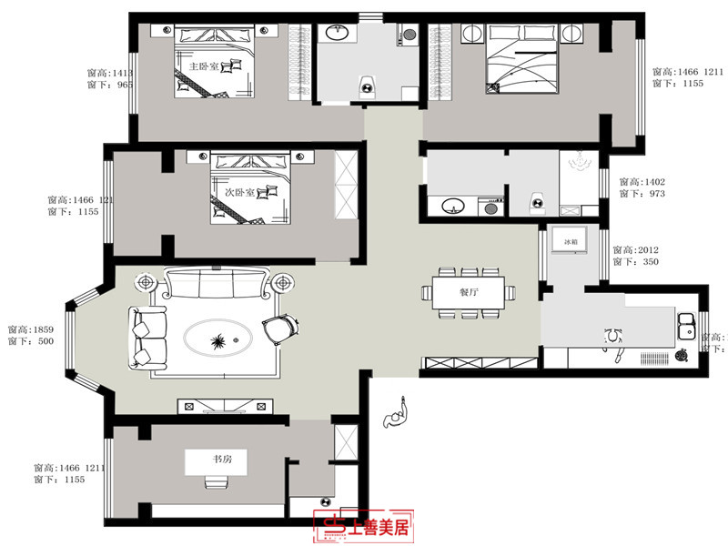 碧景園/200㎡/現(xiàn)代風(fēng)