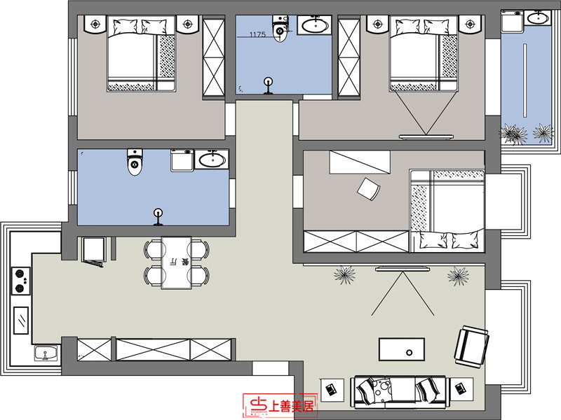 勝利花園/139㎡/現(xiàn)代