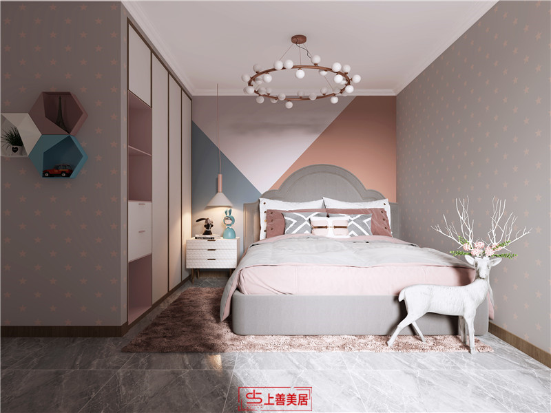 天海容天下104平現(xiàn)代風(fēng)格兒童房