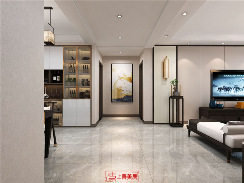 富達(dá)山莊/130㎡/新中式