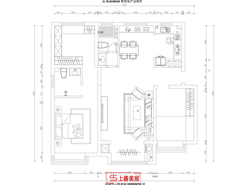 潤江紫辰院/140㎡/現(xiàn)代輕奢