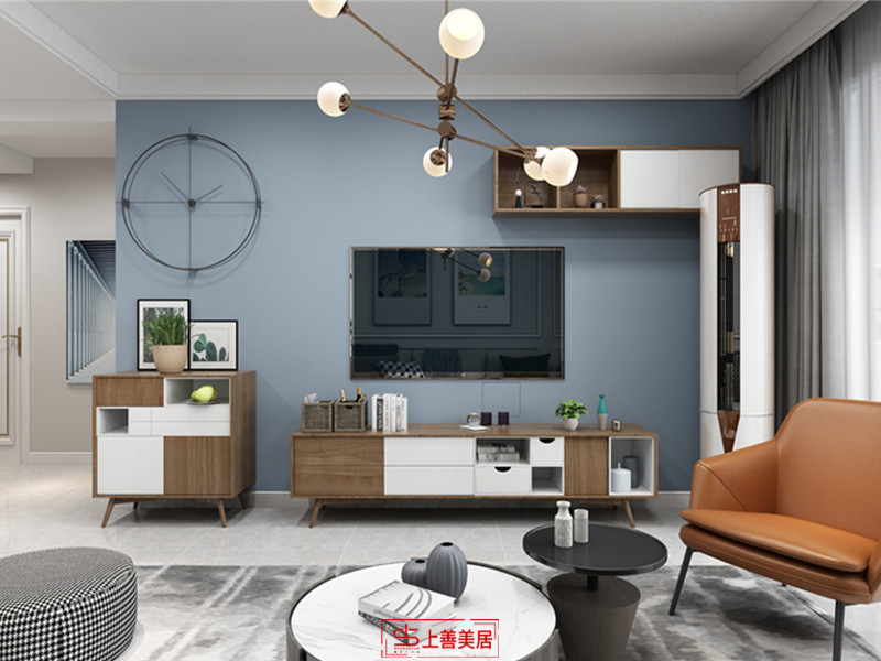 天海譽天下/96㎡/現(xiàn)代風格