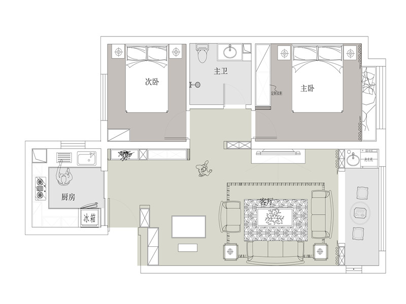 國赫天著/135㎡/現(xiàn)代
