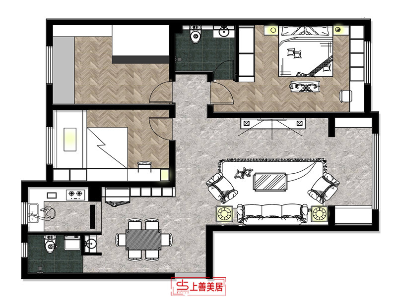 天海譽(yù)天下/135㎡/現(xiàn)代