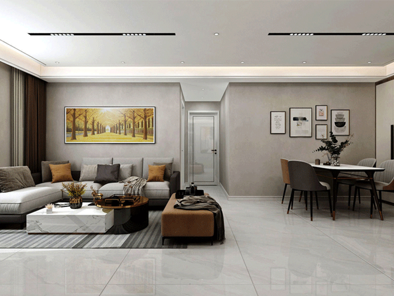 華濰公寓120平現代風格 客廳