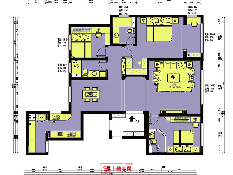 榮盛華府/165㎡/現(xiàn)代