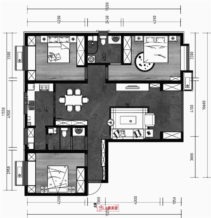瀚唐/139㎡/現(xiàn)代