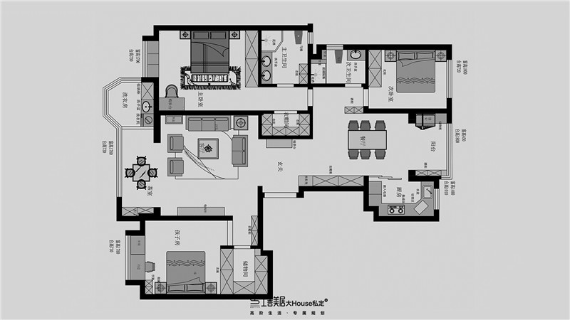 榮盛華府/190㎡/簡(jiǎn)約