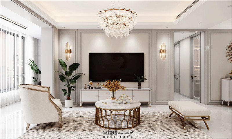 保利時(shí)光/130㎡/美式