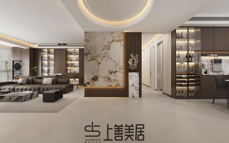 錦繡壹品200平意式輕奢裝修效果圖