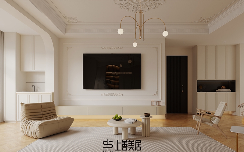 欒城林蔭春天170平米法式裝修設(shè)計